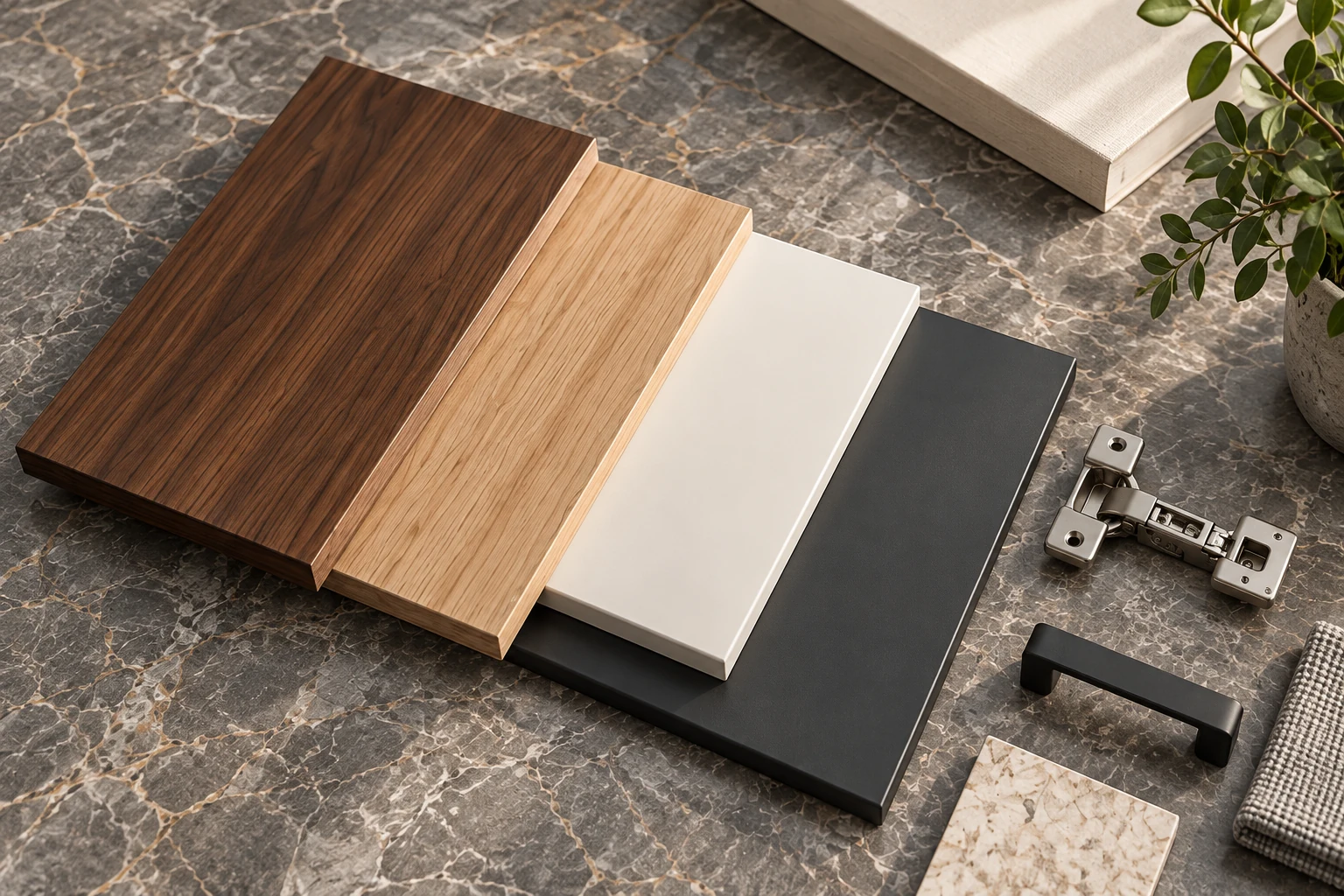 Choosing cabinet materials for your project.