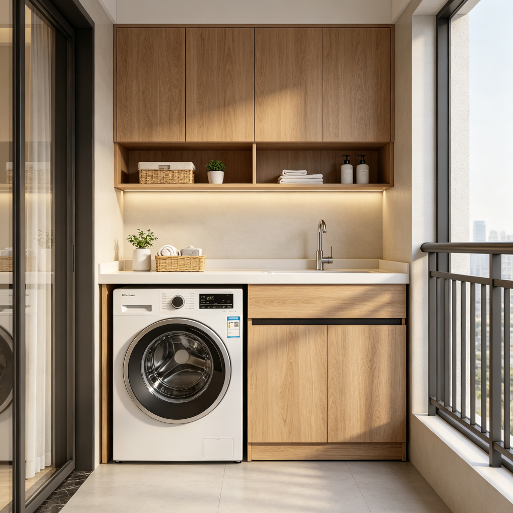 KD Balcony Laundry Cabinet